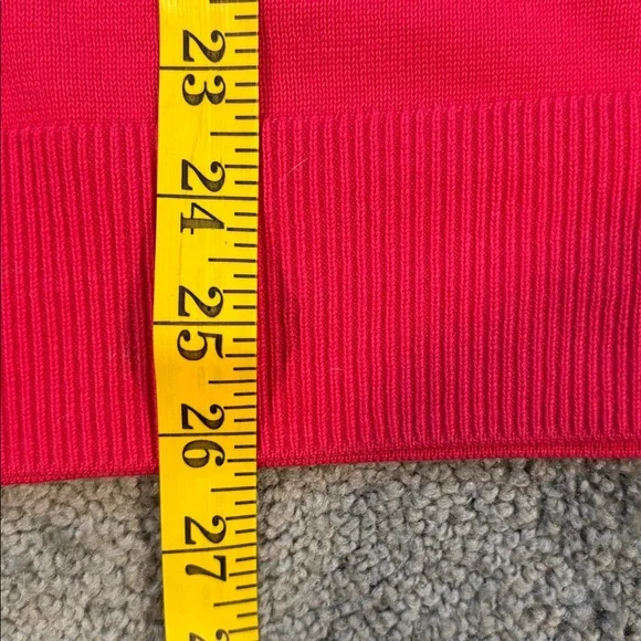 NWOT Talbots Bright Pink Knit Long sleeve Oversized Cardigan. Size Small - Picture 7 of 8